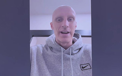 Achille Polonara collegato alla conferenza stampa 1000