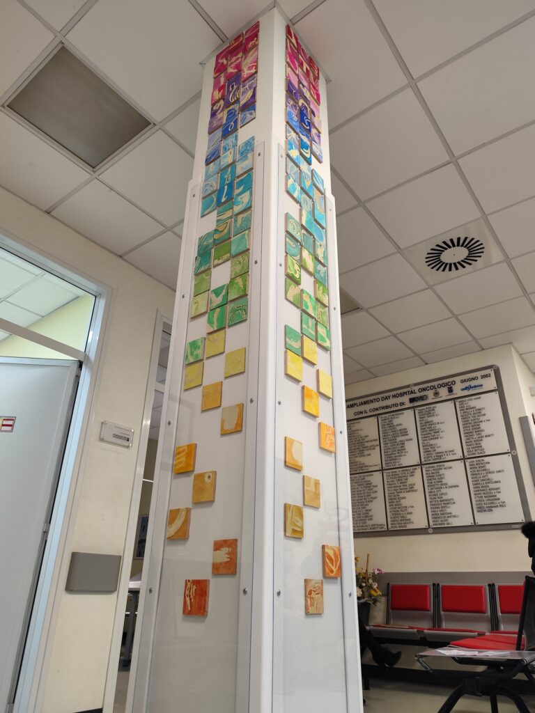 Inaugurazione installazione artistica Oncologia Carpi