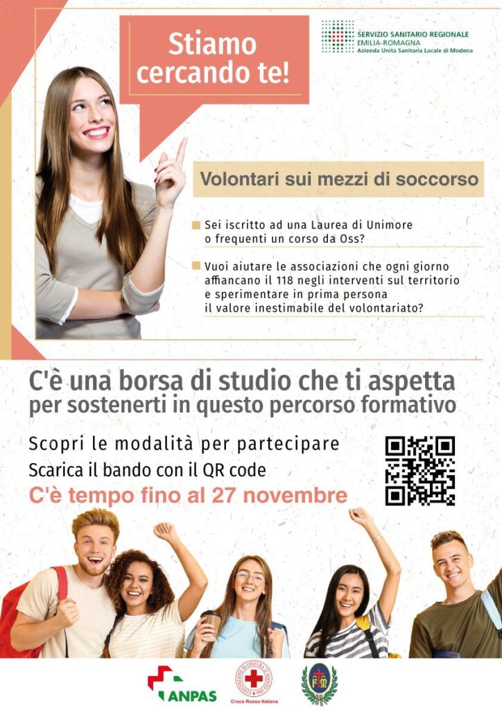 Locandina bando volontariato 2025