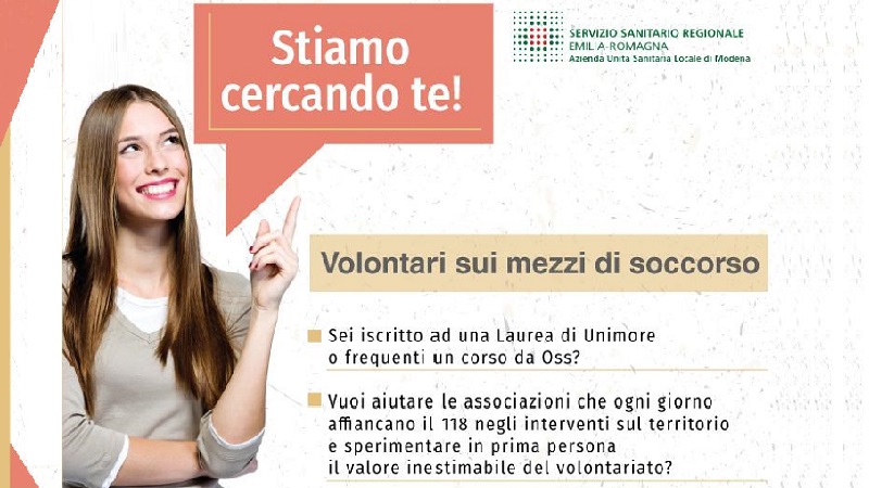 Locandina bando volontariato 2025 800 x 450