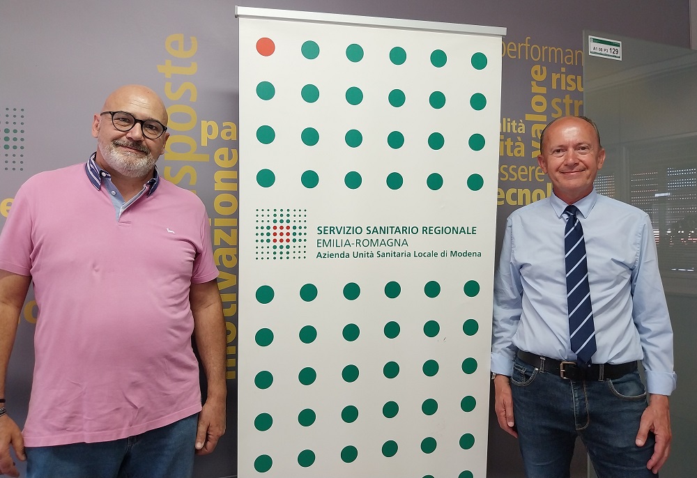 Luca Girlando e il dot. Massimo Bigarelli 1000
