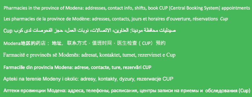 img info farmacie lingua